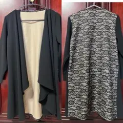 Gabin裏花柄ありデザインおしゃれなカーディガンMーLサイズ