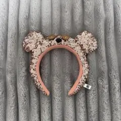 クマ耳スパンコールヘアバンド