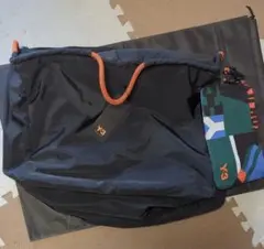 Y-3 トートバッグ BEACH BAG BLACK/ORANGE ワイスリー