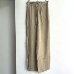 SHIPS【シップス】パンツ レーヨンツイルリラックスパンツ ベージュ