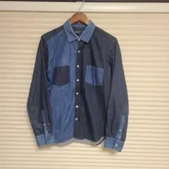 INHERIT × 藍 デニムシャツ 38