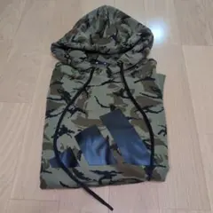 adidas 迷彩柄 フード付きパーカー M