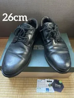 26cm HL81020 ホーキンス ブラック　黒　革靴　ビジネス　防水 防滑