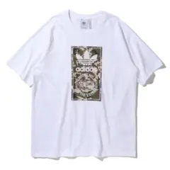 adidas Tシャツ 迷彩 白 アディダスオリジナルス シュータン 半袖 XL