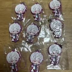 ツキウタ。霜月隼　ラバーストラップ　ラバスト　９点セット