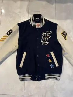 Franklin スタジャン ネイビー/ベージュ Franklin スタジャン ネイビー/ベージュ - メルカリ