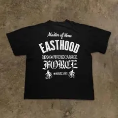 ストリート系 バックロゴ Tシャツ ブラック半袖Y2Karchive opiumのサムネイル