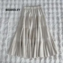 ビアズリー★プリーツティアードスカート FREE