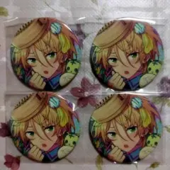 あんスタ コレクション 2025 Apr 白鳥藍良 缶バッジ 4点セット