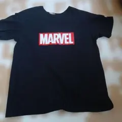 MARVEL マーベル ロゴプリント 半袖Tシャツ ブラック Sのサムネイル
