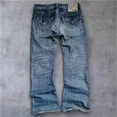 00's archive fade flare denim y2k grunge - メルカリ