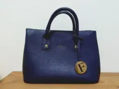 FURLA ハンドバッグ ショルダーバッグ ネイビー