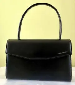 タグ付✨ミラショーン ハンドバッグ フォーマル 黒 牛革レザー 冠婚 