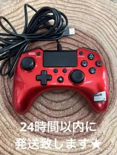 HORI　ホリパッドfpsプラス レッドコントローラー　PS4