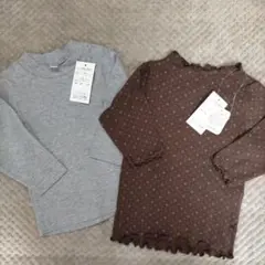しまむら 長袖カットソー 80cm 2枚セット
