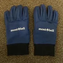 mont-bell ウインドストッパーグローブ ネイビー　メンズLサイズ　美品
