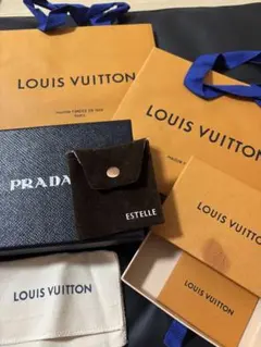 LOUIS VUITTON & PRADA ショップ袋 6点セット