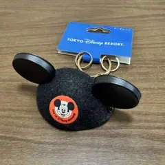 【新品未使用】ディズニー ミッキー カチューシャ キーチェーン イヤーハット