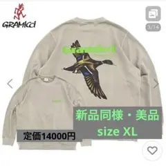 GRAMICCI ダックプリント スウェット　トレーナー