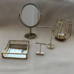 アクセサリー　真鍮　什器　おまけつき（キャンドルホルダー）　お値下げしました
