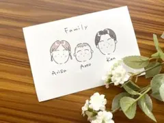 オーダーメイド　シンプル似顔絵