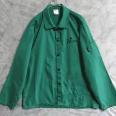 A195　BLACK STALLION　厚手ワークジャケット　L　緑　US古着