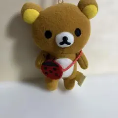 リラックマ　お外でごろん　おでかけマスコット　てんとう虫　苺　おまもり　カフェ リラックマ お外でごろん おでかけマスコット てんとう虫 希少 当時物