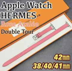 超希少】Apple Watch エルメス ローズアザレ 2重巻き - メルカリ