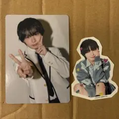 大西流星 HARDWORK セット ファミクラ盤 特典 トレカ シール