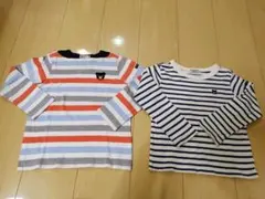 ミキハウスダブルB　長袖Tシャツ2枚セット　110