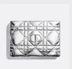 新品未使用　DIOR ディオール シルバー ポーチ 最新　ノベルティ