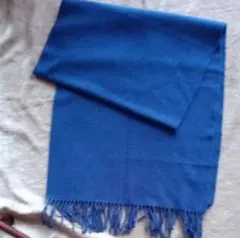 Begg of Ayr 100%ラムウール マフラー ブルー