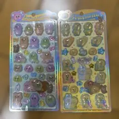 うるちゅるポップシール おぱんちゅうさぎ んぽちゃむ セット