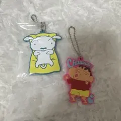 クレヨンしんちゃん　ラバーストラップ　2点セット