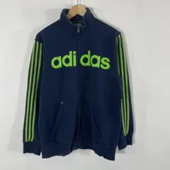 adidas アディダス トラックジャケット ジャージ ネイビー 3ライン