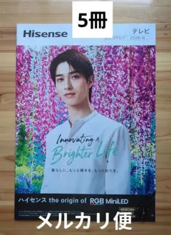 Hisense⑴ハイセンス テレビ総合カタログ　2026_春夏 5冊　 横浜流星