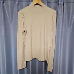 ナイスクラップ パフスリーブ ハイネック リブ カットソー 2枚②