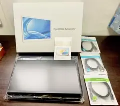 【ほぼ未使用】定価17800円◆ケース付◆ベゼル細◆15.6インチモバイルモニタ