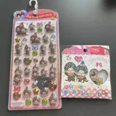 【正規品】モンチッチ　うるちゅるポップシール、おはじきシールフレーク