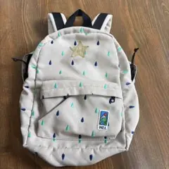 MEI キッズ リュック ベージュ ドロップ柄