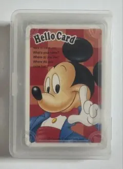 匿名配送　中古　ディズニー　キャラクター　ハローカード　日常英会話編のサムネイル