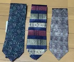 ネクタイ　三点セット　中古　レトロ　昭和