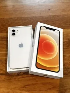 Apple iPhone 12 ホワイト 64GB 本体 箱付き - メルカリ