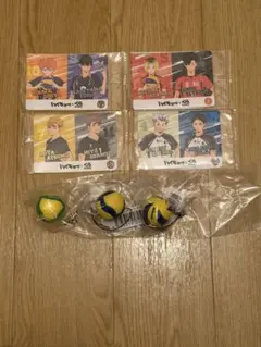 【まとめ売り】ハイキュー!! くら寿司コラボ カード＋ボールストラップセット