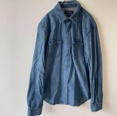 アメリカンイーグルアウトフィッターズ デニムウエスタンシャツ M スナップボタン