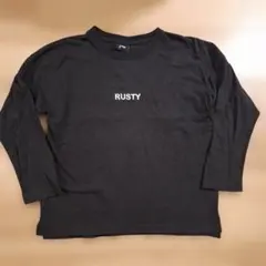 RUSTY　ラスティー　ロンT　長袖　130 ブラック