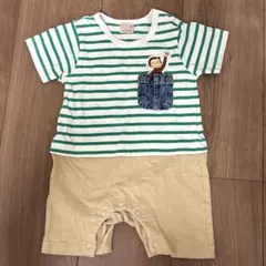 petit main おさるのジョージロンパース 80cm