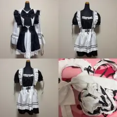 メイド服 3着セット コスプレ コスプレ衣装 ハロウィン お衣装 まとめ売り