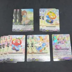 Juicy Fruity　進化ライン　パーツ　５種１０枚セット