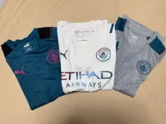 マンチェスターシティ/ユニフォーム＆トレーニングシャツ3点セットのサムネイル